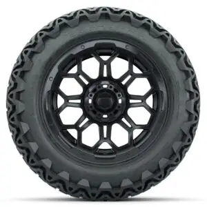 Set of (4) 14 in GTW Bravo Wheels with 23x10-14 GTW Predator All-Terrain Tires - Image 3