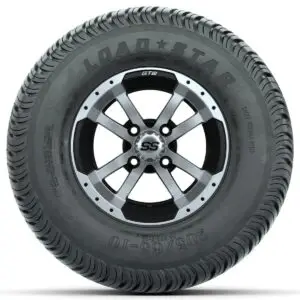 Set of (4) 10 in GTW Storm Trooper Wheels with 205/65-10 Kenda Load Star Street Tires - Image 2