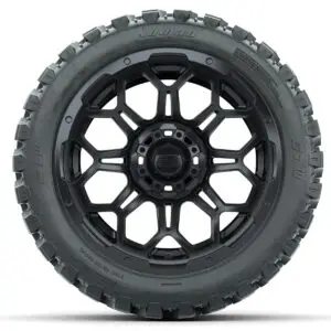 Set of (4) 14 in GTW Bravo Wheels with 23x10-14 GTW Nomad All-Terrain Tires - Image 2