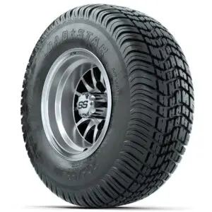 Set of (4) 10 in GTW Medusa Wheels with 205/65-10 Kenda Load Star Tires - Image 2