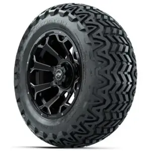 Set of (4) 14 in GTW Raven Wheels with 23x10-14 GTW Predator All-Terrain Tires - Image 3