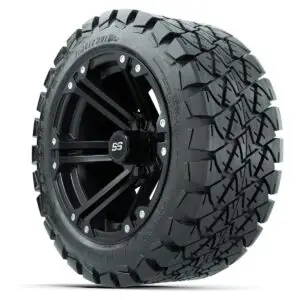 Set of (4) 14 in GTW Specter Wheels with 22x10-14 GTW Timberwolf All-Terrain Tires - Image 3