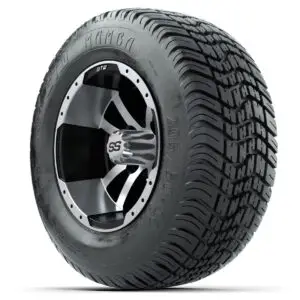 Set of (4) 10 in GTW Storm Trooper Wheels with 205/50-10 Mamba Street Tires - Image 2