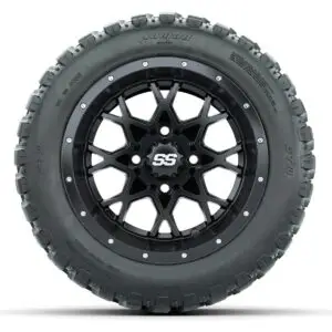 Set of (4) 12 in GTW Vortex Wheels with 20x10-R12 GTW Nomad All-Terrain Tires - Image 2