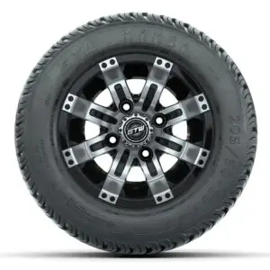 Set of (4) 10 in GTW Tempest Wheels with 205/50-10 Mamba Street Tires - Image 3