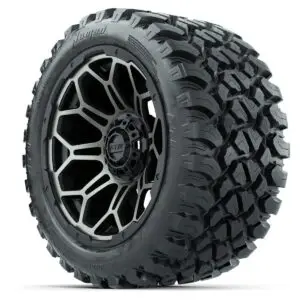 Set of (4) 14 in GTW Bravo Wheels with 23x10-14 GTW Nomad All-Terrain Tires - Image 3
