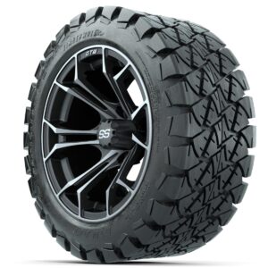 GTW Spyder Matte Grey 14 in Wheels with 22x10-14 GTW Timberwolf All-Terrain Tires – Full Set - Image 3