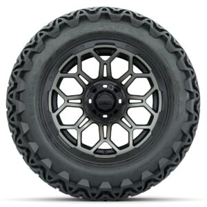 Set of (4) 14 in GTW Bravo Wheels with 23x10-14 GTW Predator All-Terrain Tires - Image 2
