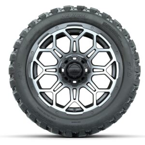 Set of (4) 14 in GTW Bravo Wheels with 23x10-14 GTW Nomad All-Terrain Tires - Image 2