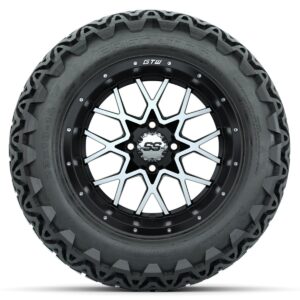 Set of (4) 14 in GTW Vortex Wheels with 23x10-14 GTW Predator All-Terrain Tires - Image 2