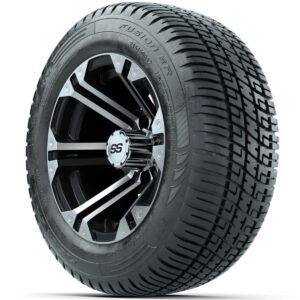Set of (4) 12 in GTW Specter Wheels with 215/50-R12 Fusion S/R Street Tires - Image 2