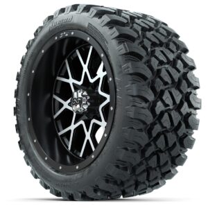 Set of (4) 14 in GTW Vortex Wheels with 23x10-14 GTW Nomad All-Terrain Tires - Image 3