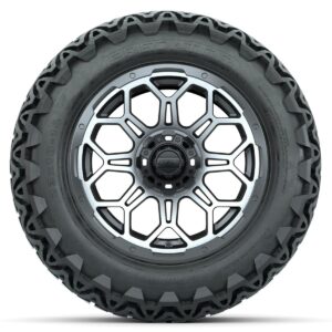 Set of (4) 14 in GTW Bravo Wheels with 23x10-14 GTW Predator All-Terrain Tires - Image 2