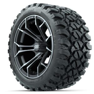 GTW Spyder Matte Grey 14 in Wheels with 23x10-14 GTW Nomad All-Terrain Tires – Full Set - Image 2