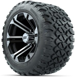 Set of (4) 12 in GTW Specter Wheels with 20x10-R12 GTW Nomad All-Terrain Tires - Image 2