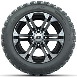 Set of (4) 12 in GTW Specter Wheels with 20x10-R12 GTW Nomad All-Terrain Tires - Image 3
