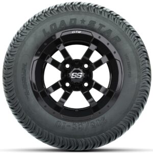 Set of (4) 10 in GTW Storm Trooper Wheels with 205/65-10 Kenda Load Star Tires - Image 3