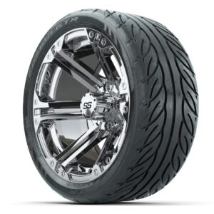 Set of (4) 14 in GTW Specter Wheels with 205/40-R14 Fusion GTR Street Tires - Image 3