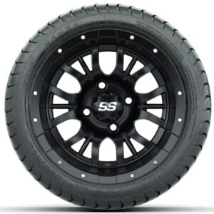 Set of (4) 12 in GTW Diesel Wheels with 215/35-12 GTW Mamba Street Tires - Image 2