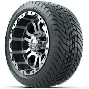 Set of (4) 12 in GTW Omega Wheels with 215/35-12 GTW Mamba Street Tires - Image 3