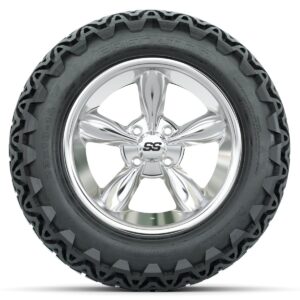 Set of (4) 14 in GTW Godfather Wheels with 23x10-14 GTW Predator All-Terrain Tires - Image 2