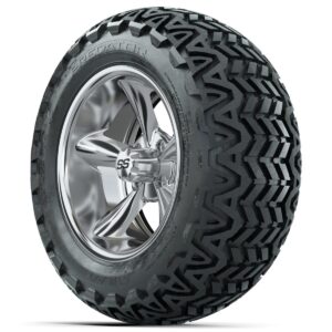 Set of (4) 14 in GTW Godfather Wheels with 23x10-14 GTW Predator All-Terrain Tires - Image 3