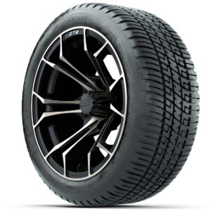 GTW Spyder Bronze/Matte Black 14 in Wheels with 205/30-14 Fusion Street Tires – Full Set - Image 3