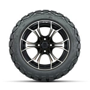 GTW Spyder Bronze/Matte Black 14 in Wheels with 22x10-14 GTW Timberwolf All-Terrain Tires – Full Set - Image 3