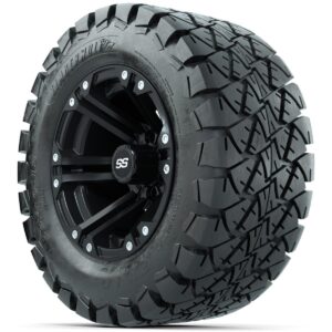 Set of (4) 12 in GTW Specter Wheels with 22x10-12 GTW Timberwolf All-Terrain Tires - Image 2