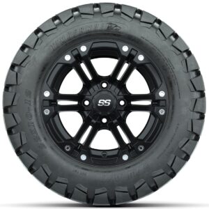 Set of (4) 12 in GTW Specter Wheels with 22x10-12 GTW Timberwolf All-Terrain Tires - Image 3