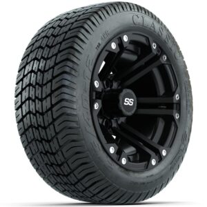 Set of (4) 12 in GTW Specter Wheels with 215/40-12 Excel Classic Street Tires - Image 2