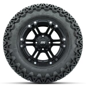 Set of (4) 12 in GTW Specter Wheels with 23x10.5-12 GTW Predator All-Terrain Tires - Image 2