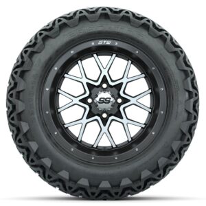 Set of (4) 14 in GTW Vortex Wheels with 23x10-14 GTW Predator All-Terrain Tires - Image 3