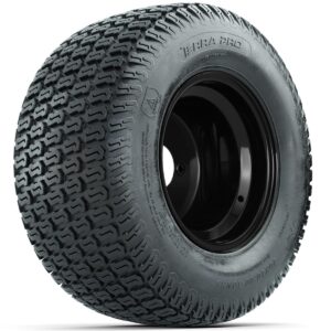 Set of (4) 10 in Matte Black Steel Offset Wheels with 20x10-10 S-Tread Terra Pro Tires - Image 2