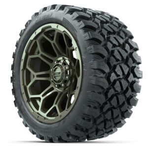 Set of (4) 14 in GTW Bravo Wheels with 23x10-14 GTW Nomad All-Terrain Tires - Image 2
