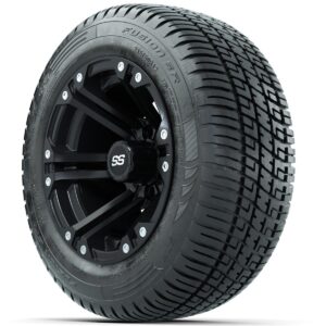 Set of (4) 12 in GTW Specter Wheels with 215/50-R12 Fusion S/R Street Tires - Image 3