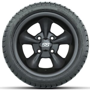 Set of (4) 12 in GTW Godfather Wheels with 215/35-12 GTW Mamba Street Tires - Image 3