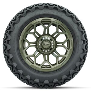 Set of (4) 14 in GTW Bravo Wheels with 23x10-14 GTW Predator All-Terrain Tires - Image 3