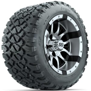 Set of (4) 12 in GTW Diesel Wheels with 20x10-R12 GTW Nomad All-Terrain Tires - Image 3