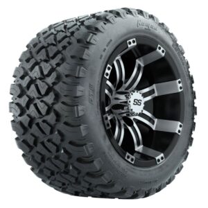 Set of (4) 12 in GTW Tempest Wheels with 20x10-R12 GTW Nomad All-Terrain Tires - Image 2
