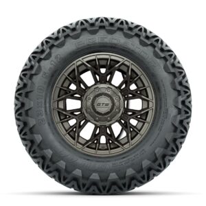 Set of (4) 12 in GTW® Stellar Matte Bronze Wheels with 23x10.5-12 Predator All-Terrain Tires - Image 3