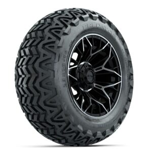 Set of (4) 14 in GTW® Stellar Machined & Black Wheels with 23x10-14 Predator All-Terrain Tires - Image 2