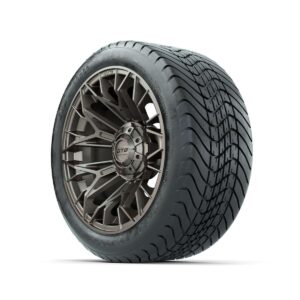 Set of (4) 14 in GTW® Stellar Matte Bronze Wheels with 225/30-14 Mamba Street Tire - Image 3