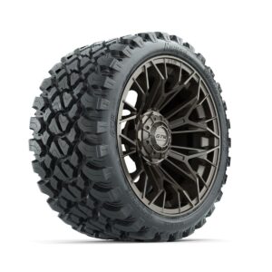 Set of (4) 15 in GTW® Stellar Matte Bronze Wheels with 23x10-R15 Nomad All-Terrain Tires - Image 2