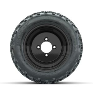 GTW Steel Black 10 in Wheels with 18x9.50-10 Rogue All Terrain Tires Full Set - Image 3