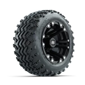 GTW Specter Matte Black 10 in Wheels with 18x9.50-10 Rogue All Terrain Tires   Full Set - Image 2