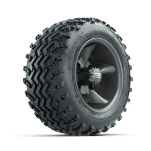 GTW Godfather Matte Grey 10 in Wheels with 18x9.50-10 Rogue All Terrain Tires   Full Set - Image 2