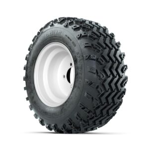 GTW Steel White 10 in Wheels with 20x10.00-10 Rogue All Terrain Tires   Full Set - Image 2