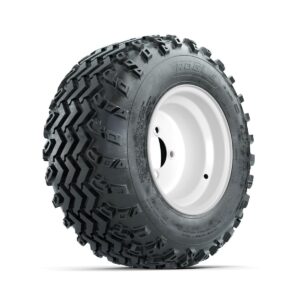 GTW Steel White 10 in Wheels with 20x10.00-10 Rogue All Terrain Tires   Full Set - Image 3
