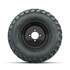 GTW Steel Black 10 in Wheels with 20x10.00-10 Rogue All Terrain Tires Full Set - Image 2